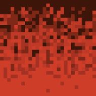 Red Pixel Art Pattern