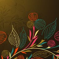 Floral abstract background N65