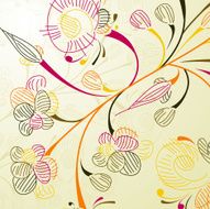 Floral abstract background N68