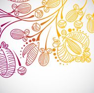 Floral abstract background N72