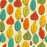 Seamless pattern with leaf N60