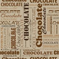Seamless chocolate pattern with word of different N5