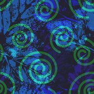 Seamless imprints pattern of the leafs N4