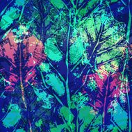 Seamless imprints pattern of the leafs N5