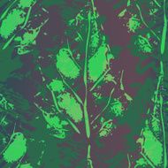 Seamless imprints pattern of the leafs N6