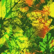 Seamless imprints pattern of the leafs N8
