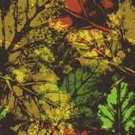 Seamless imprints pattern of the leafs N12