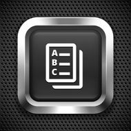 To Do List on Black Square Button