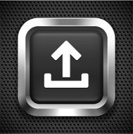 File Upload on Black Square Button