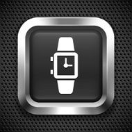 Watch on Black Square Button