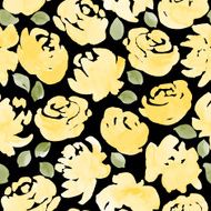 hand drawn watercolor roses seamless pattern N5