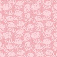 silhouettes of flowers seamless vector pattern N4