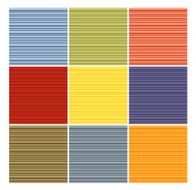 striped tube pattern collection in different color