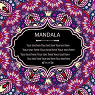 invitation mandala card N9