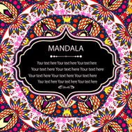 invitation mandala card N10