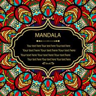 invitation mandala card N12