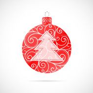 Christmas tree decoration as symbol for winter holidays