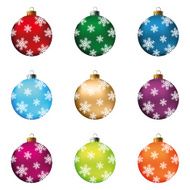 Christmas balls set N2