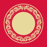 Circle frames of Chinese Style