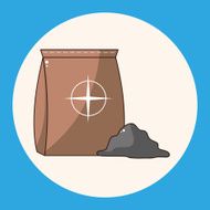 cement bag theme elements