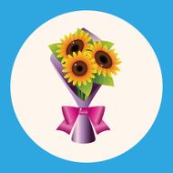 flower bouquet theme elements vector eps N14