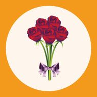 flower bouquet theme elements vector eps N15