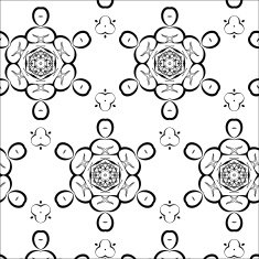 Primitive simple grey retro seamless pattern N25