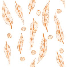 feathers ornament pattern N4