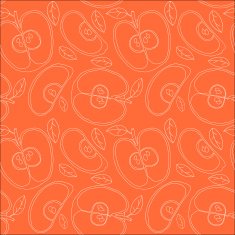 Colorful backgound with vector seamless apples N8