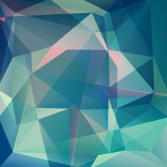 abstract background consisting of blue green triangles N3