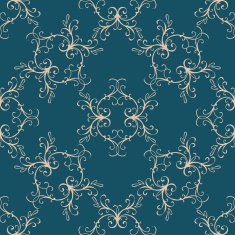Seamless with vintage pattern N7