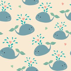 Cute whole seamless pattern