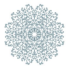 Vintage ornamental round pattern Vector illustration N2