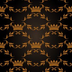 Seamless pattern with crowns N4