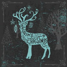 Vintage Christmas Background N10