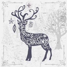 Vintage Christmas Background N13