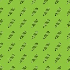 Flat pencil seamless pattern N2