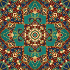 Pattern of mandalas for textile