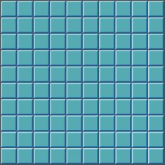 stylized wall with blue tiles pattern