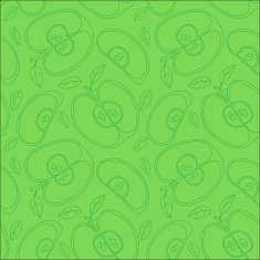 Colorful backgound with vector seamless apples N26