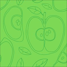Colorful backgound with vector seamless apples N27