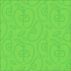 Colorful backgound with vector seamless apples N28