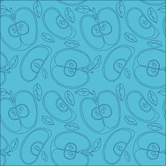 Colorful backgound with vector seamless apples N30