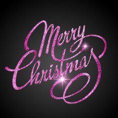 Merry Christmas Vector Lettering