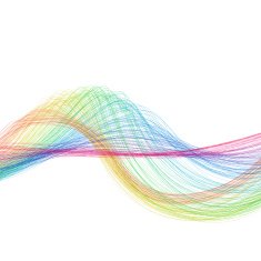 Colorful abstract wavy background