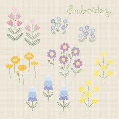 Embroidery Flower Pattern N2