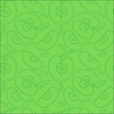 Colorful backgound with vector seamless apples N37