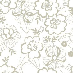 Seamless Pattern with floral ornament N43