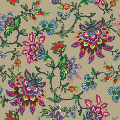 Seamless Pattern with floral ornament N45