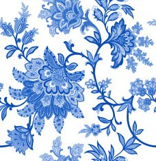 Seamless Pattern with floral ornament N46